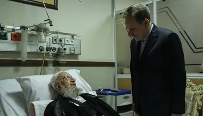جهانگیری از آیت الله مکارم شیرازی عیادت کرد