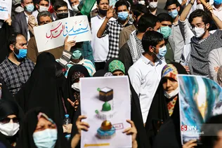 راهپیمایی مردمی در حمایت از فلسطین مظلوم 