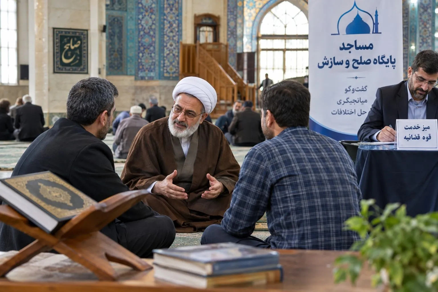 مساجد ظرفیتی برای صلح و سازش و کاهش اختلافات