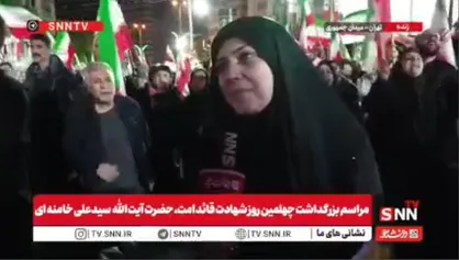 شهروند تهرانی : راهت را با عشق و وفاداری ادامه می&zwnj;دهیم / تا آخرین نفس فدای پیروزی اسلام و سرکوب کفر و نفاق خواهیم شد + فیلم