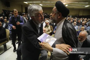 سید محمود علوی وزیر اطلاعات و غلامعلی حداد عادل