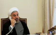 گفتگوی تلفنی روحانی و برهم صالح