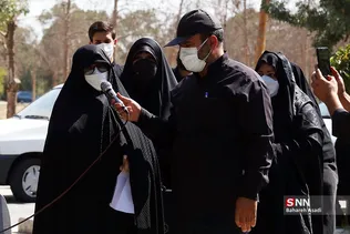 تشییع و تدفین پیکر پدر شهیدان موحد دانش در بهشت زهرا(س)