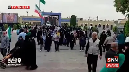 حال و هوای حرم عبدالعظیم (ع) قبل از آغاز مراسم یادبود شهدای خانواده امام شهید+فیلم