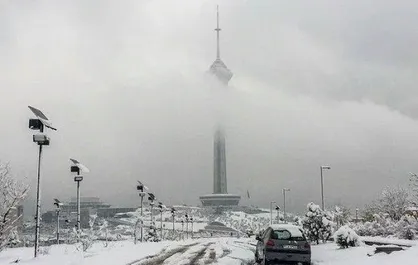 تهران برفی شد